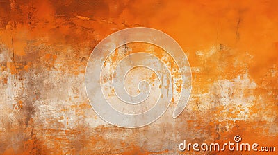 design digital orange background Cartoon Illustration