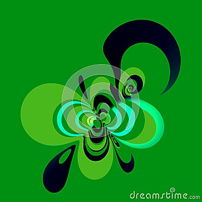 Design element. Abstract composition. Color image. Icon picture. Sign symbol. Digital art background. Computer logo. Cartoon Illustration