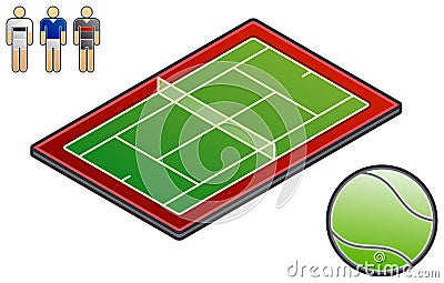 Design Elements 48c. Sport-field Vector Illustration