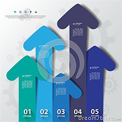 Design flat shadow arrow banners /graphic or website .Vector/EPS10 Vector Illustration