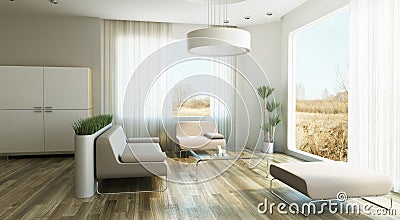 Design of lounge room Stock Photo