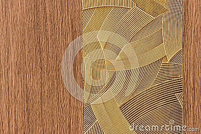 Design made by a combination of lines pattern Stock Photo