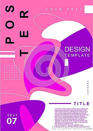 Design templates for posters with background Stock Photo