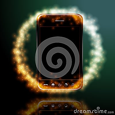 Design mobile phone Vector Illustration