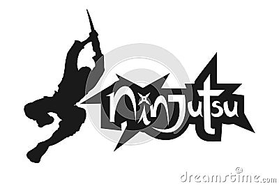 Design of ninjutsu symbol Vector Illustration