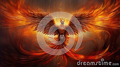 design phoenix abstract Cartoon Illustration