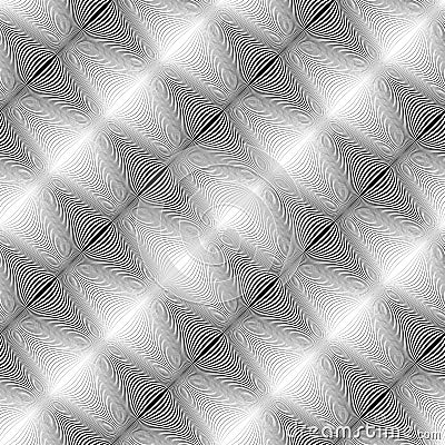 Design seamless diagonal trellised pattern Vector Illustration