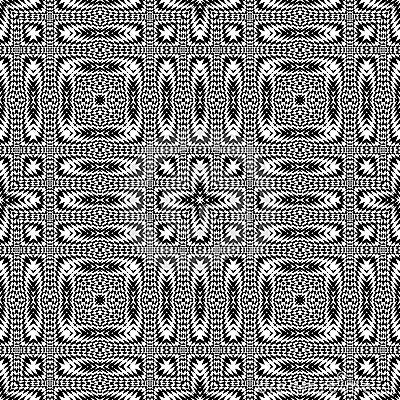 Design seamless monochrome geometric pattern Vector Illustration