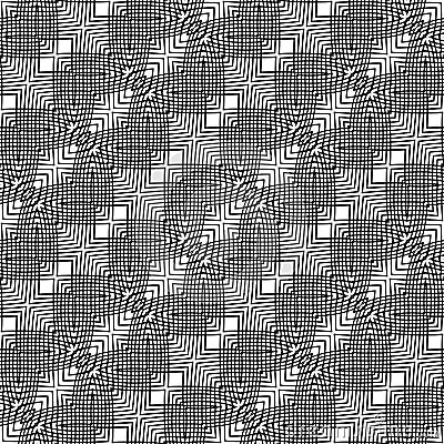 Design seamless monochrome grid pattern Vector Illustration