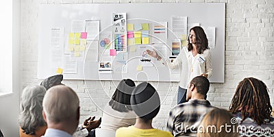 Design Team Meeting Presentation Creative Concept Stock Photo