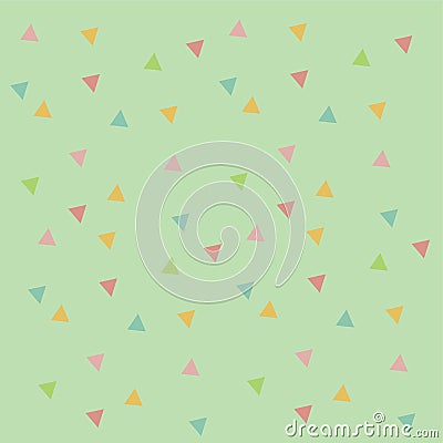 Design of triangle walpaper in a soft colour background for any template and social media post Stock Photo