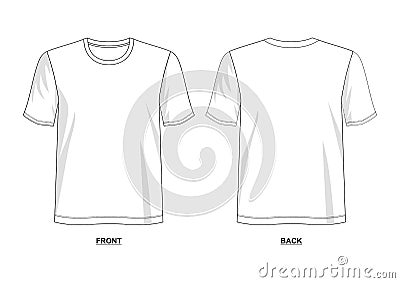 Design vector t shirt template Vector Illustration