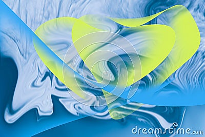 Designed with watercolor art patterns Stock Photo