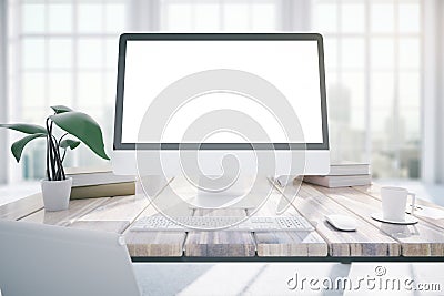 Designer desktop Stock Photo