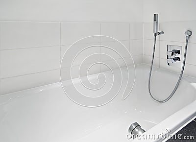 Designer shower attachment Stock Photo