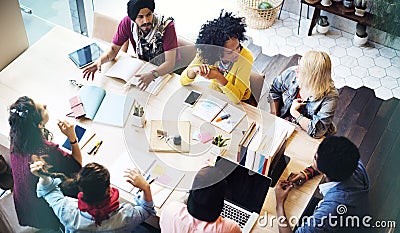 Designer Teamwork Brainstorming Planning Meeting Concept Stock Photo