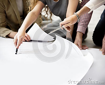 Designer Thinking Ideas Creative Layout Concept Stock Photo