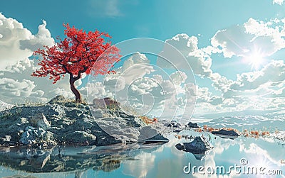 Designing and Utilizing Prime Spots Effectively -Generative ai Stock Photo