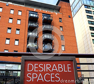 Desirable spaces. City apartment property Editorial Stock Photo