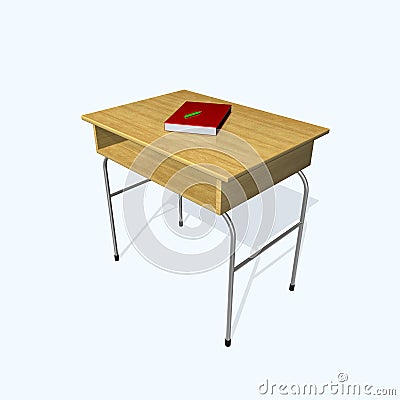 Desk Stock Photo