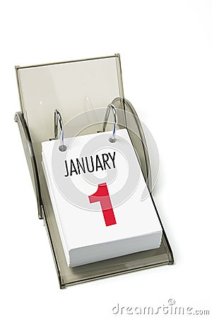 Desk Calendar Stock Photo