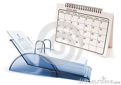 Desk Calendars Stock Photo