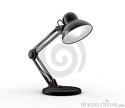 Desk lamp Stock Photo