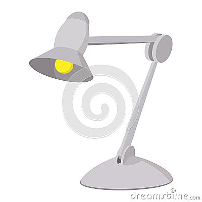 Desk lamp cartoon icon Vector Illustration