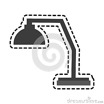 Desk lamp icon Vector Illustration