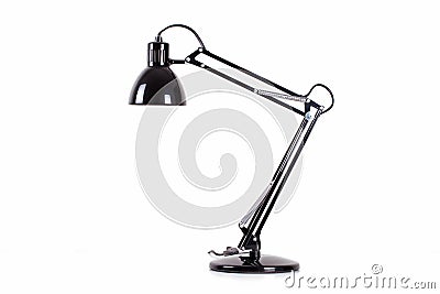 Desk lamp isolated Stock Photo