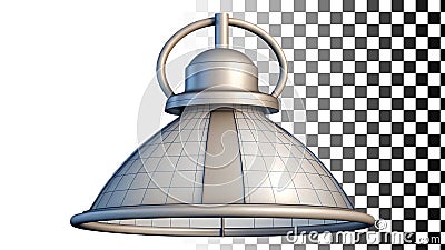Desk lamp, office lamp, reading lamp, and workspace lamp png transparent image Generative AI Stock Photo