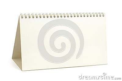 Desk paper calendar Stock Photo