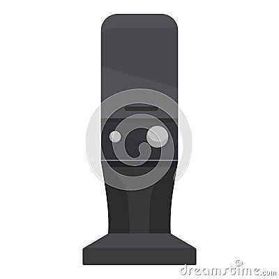 Desk stereo speaker icon cartoon vector. Device playback Vector Illustration