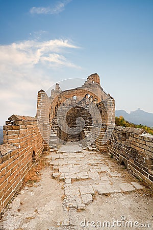 Desolation of the great wall Stock Photo