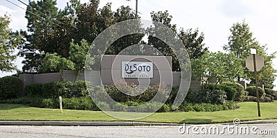 Desoto Trade Center, Southaven, Mississippi Editorial Stock Photo