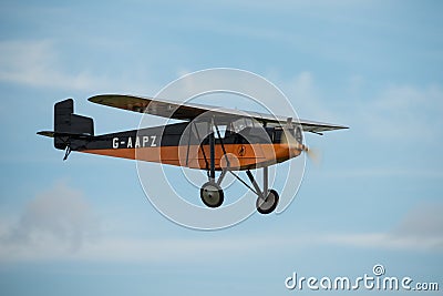 Desouter 1, air taxi, vintage aircraft Editorial Stock Photo