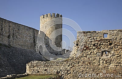 Despot Gate in Kalemegdan fortress. Serbia Stock Photo