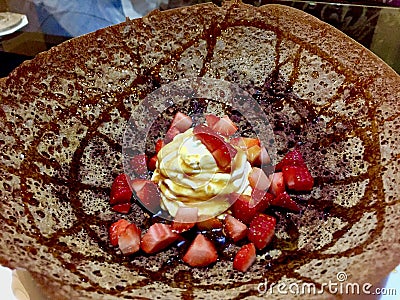 Dessert hoppers - Sri Lanka cuisine Stock Photo