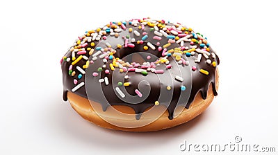 dessert isolated donut food Cartoon Illustration