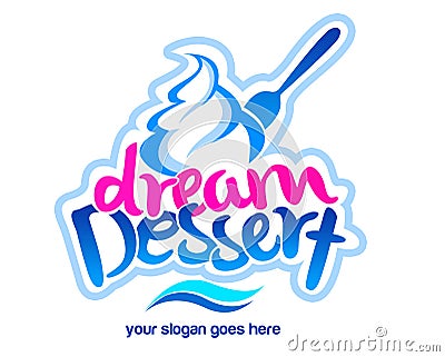 Dessert Logo Cartoon Illustration