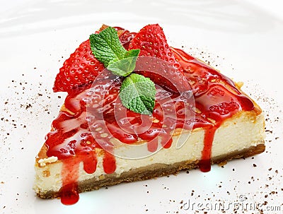 Dessert on the plate Stock Photo