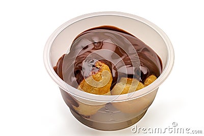 Dessert: profiterole (2) Stock Photo