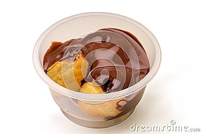 Dessert: profiterole Stock Photo