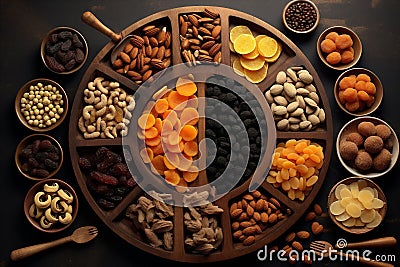 Food healthy fruit sweet fruits organic dried Stock Photo