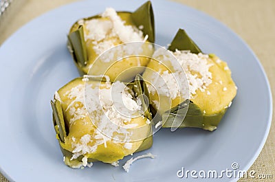 Dessert thai sweet sugar palm. Stock Photo