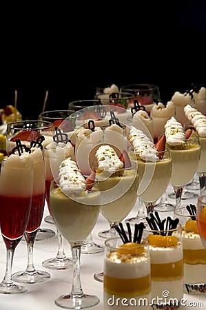 Desserts Stock Photo