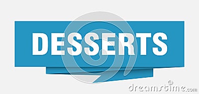 desserts Vector Illustration