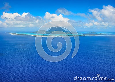 Destination Bora Bora Stock Photo