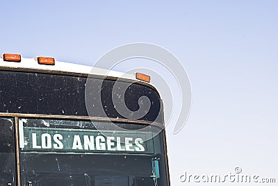 Destination los angeles Stock Photo