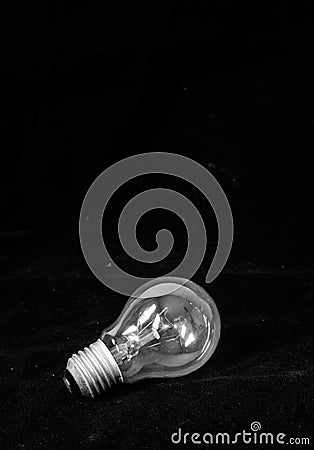 A destroyed bulb Stock Photo